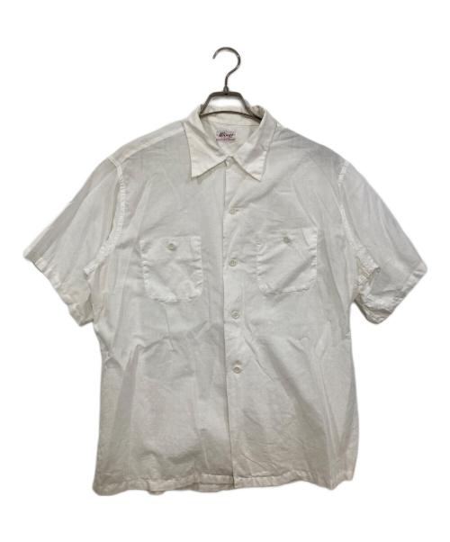 WINGS（ウィングス）WINGS (ウィングス) ヴィンテージ開襟シャツ ホワイト サイズ:16/16　1/2の古着・服飾アイテム