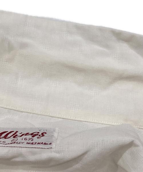 WINGS（ウィングス）WINGS (ウィングス) ヴィンテージ開襟シャツ ホワイト サイズ:16/16　1/2の古着・服飾アイテム