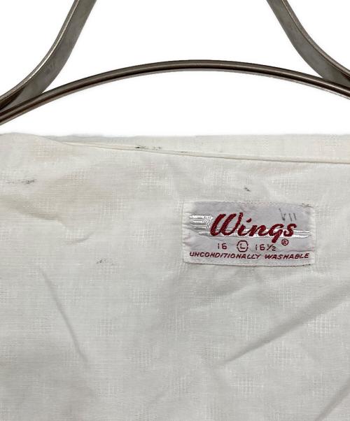 WINGS（ウィングス）WINGS (ウィングス) ヴィンテージ開襟シャツ ホワイト サイズ:16/16　1/2の古着・服飾アイテム