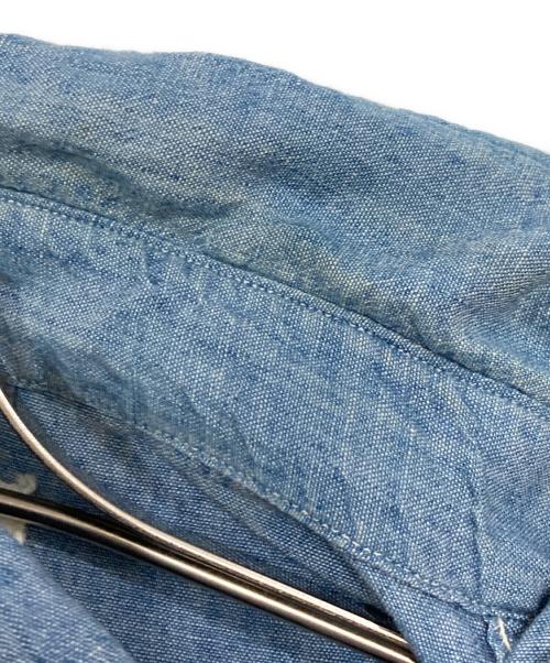 U'S NAVY（ユーエスネイビー）U'S NAVY (ユーエスネイビー) シャンブレーシャツ ブルー サイズ:ーの古着・服飾アイテム
