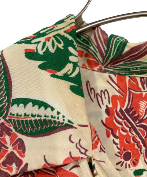 RANDOM WEAR（ランダム ウェアー）RANDOM WEAR (ランダム ウェアー) パイナップル柄長袖アロハシャツ アイボリー サイズ:16-16 1/2の古着・服飾アイテム