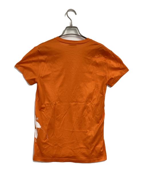 DIOR HOMME（ディオール オム）DIOR HOMME (ディオール オム) 09SS VネックTシャツ オレンジ サイズ:XSの古着・服飾アイテム