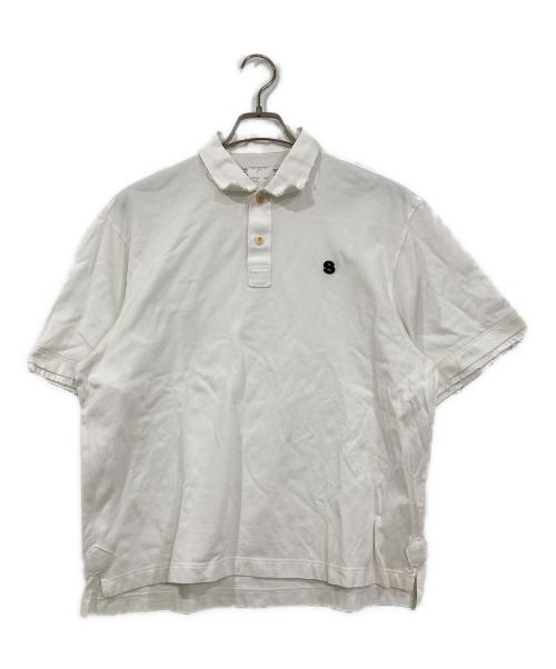 sacai（サカイ）sacai (サカイ) S pique polo Shirt ホワイト サイズ:2の古着・服飾アイテム