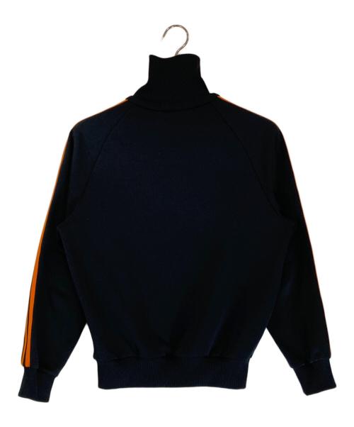 adidas（アディダス）adidas (アディダス) トラックジャケット ブラック×オレンジ サイズ:2号の古着・服飾アイテム
