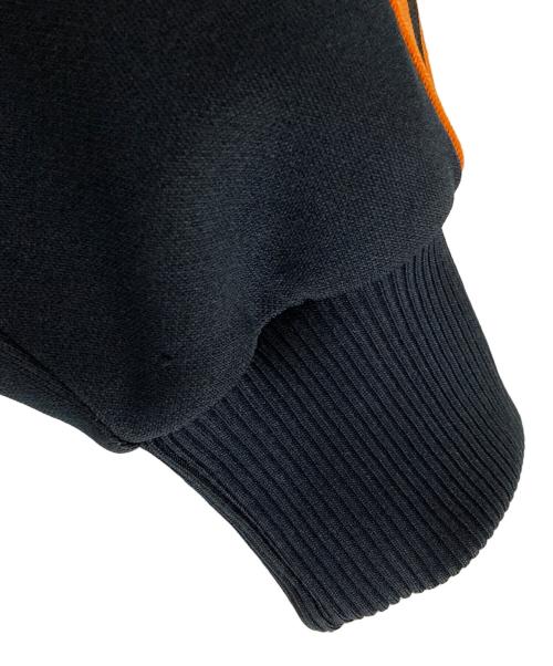 adidas（アディダス）adidas (アディダス) トラックジャケット ブラック×オレンジ サイズ:2号の古着・服飾アイテム
