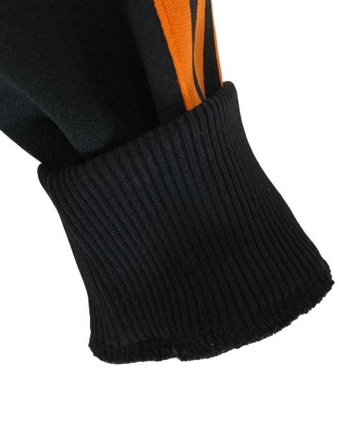 adidas（アディダス）adidas (アディダス) トラックジャケット ブラック×オレンジ サイズ:2号の古着・服飾アイテム