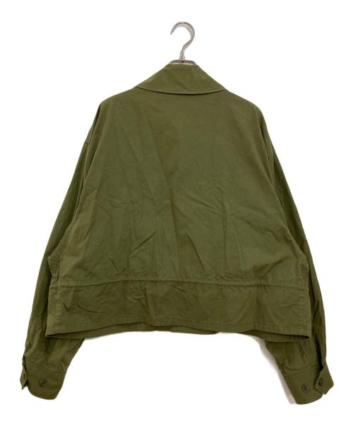 BLURHMS（ブラームス）blurhms (ブラームス) ショート丈ミリタリージャケット カーキ サイズ:3の古着・服飾アイテム