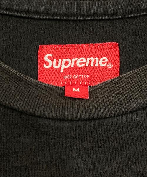 SUPREME（シュプリーム）Supreme (シュプリーム) Floral Applique S/S Top ブラック サイズ:Ⅿの古着・服飾アイテム
