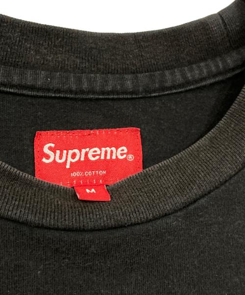 SUPREME（シュプリーム）Supreme (シュプリーム) Floral Applique S/S Top ブラック サイズ:Ⅿの古着・服飾アイテム