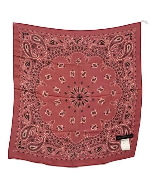 CHROME HEARTS（クロムハーツ）CHROME HEARTS (クロムハーツ) シルクスカーフ レッドの古着・服飾アイテム