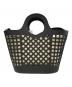 HEREU (ヘリュー) Leather Mesh Bag ブラック：22000円