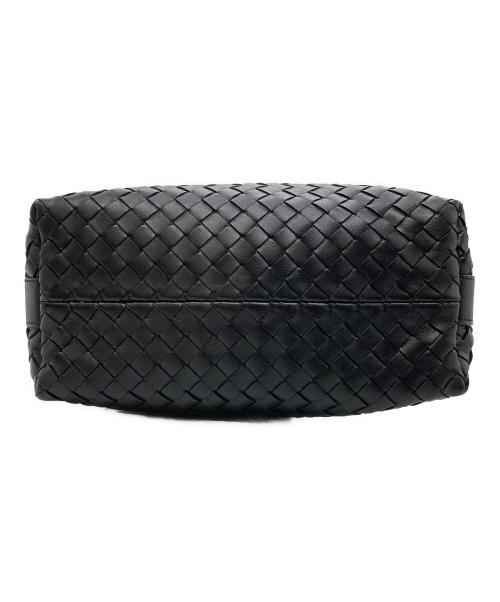 BOTTEGA VENETA（ボッテガベネタ）BOTTEGA VENETA (ボッテガベネタ) イントレチャートバニティバッグ ブラックの古着・服飾アイテム