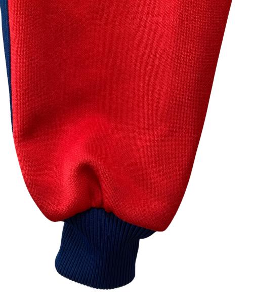 adidas（アディダス）adidas (アディダス) 80s トラックジャケット レッド×ネイビー サイズ:4の古着・服飾アイテム