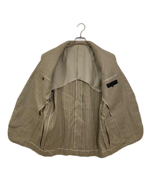COMME des GARCONS HOMME（コムデギャルソン オム）COMME des GARCONS HOMME (コムデギャルソン オム) 2Bリネンテーラードジャケット ベージュ サイズ:Sの古着・服飾アイテム
