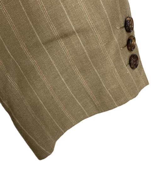 COMME des GARCONS HOMME（コムデギャルソン オム）COMME des GARCONS HOMME (コムデギャルソン オム) 2Bリネンテーラードジャケット ベージュ サイズ:Sの古着・服飾アイテム