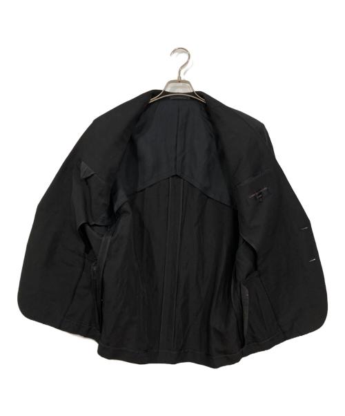 COMME des GARCONS HOMME（コムデギャルソン オム）COMME des GARCONS HOMME (コムデギャルソン オム) 2Bリネン紺テーラードジャケット ブラック サイズ:Sの古着・服飾アイテム