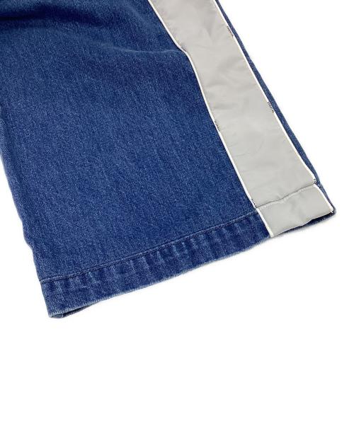 ESSENTIAL（エッセンシャル）ESSENTIAL (エッセンシャル) ロゴデニムパンツ ブルー サイズ:36の古着・服飾アイテム