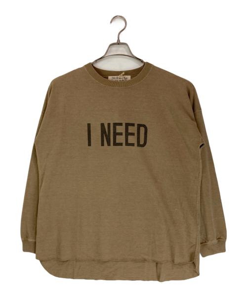 REMI RELIEF（レミレリーフ）REMI RELIEF (レミレリーフ) LONGSLEEVE T I NEED ベージュ サイズ:FREEの古着・服飾アイテム