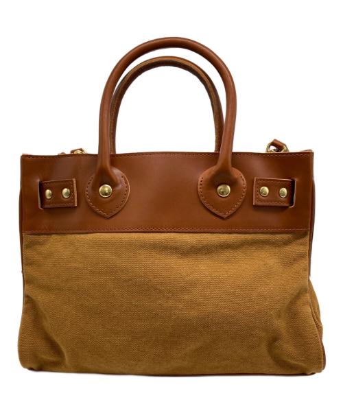 SITA PARANTICA（シータパランティカ）sita parantica (シータパランティカ) キャンバスレザーバッグ ブラウンの古着・服飾アイテム