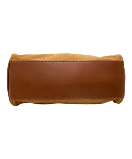 SITA PARANTICA（シータパランティカ）sita parantica (シータパランティカ) キャンバスレザーバッグ ブラウンの古着・服飾アイテム