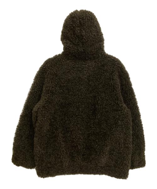 AP STUDIO（エーピーストゥディオ）AP STUDIO (エーピーストゥディオ) Vegancodeカーリーフーディブルゾン カーキ サイズ:UK10の古着・服飾アイテム