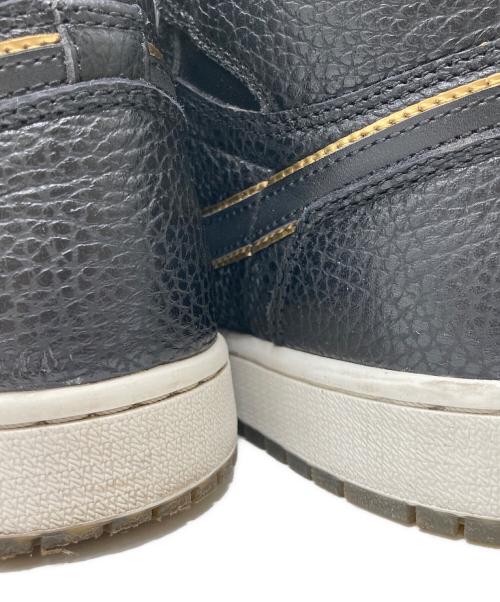 NIKE（ナイキ）NIKE (ナイキ) エアジョーダン1 ハイ ブラック サイズ:27.5の古着・服飾アイテム