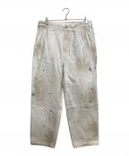 MADNESSマッドネス）の古着「HEAVY DUTY WORK PANTS」｜アイボリー