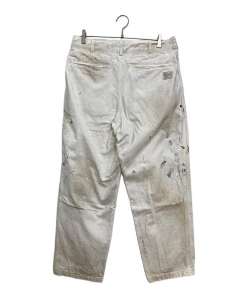 MADNESS（マッドネス）MADNESS (マッドネス) HEAVY DUTY WORK PANTS アイボリー サイズ:Lの古着・服飾アイテム