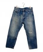 MADNESSマッドネス）の古着「AGING DENIM PANTS」｜ブルー