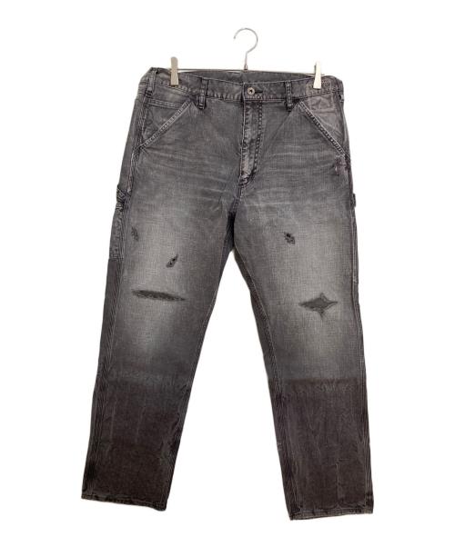 MADNESS（マッドネス）MADNESS (マッドネス) AGING 80S PAINTER PANTS グレー サイズ:Lの古着・服飾アイテム