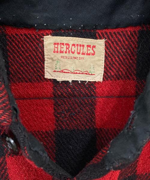 HERCULES（ヘラクレス）HERCULES (ヘラクレス) バッファローチェックシャツ レッド サイズ:不明の古着・服飾アイテム