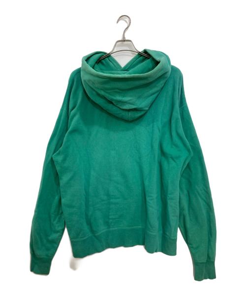 SAINT MICHAEL（セントマイケル）SAINT MICHAEL (セントマイケル) 22S ロゴプリントフーディー グリーン サイズ:XLの古着・服飾アイテム