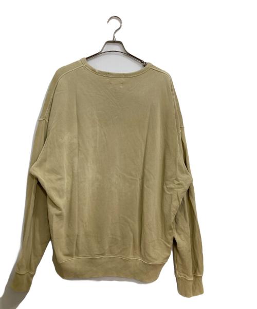 POLO RALPH LAUREN（ポロ・ラルフローレン）POLO RALPH LAUREN (ポロ・ラルフローレン) Ron Herman (ロンハーマン) 別注オーガニック スウェット ベージュ サイズ:Lの古着・服飾アイテム