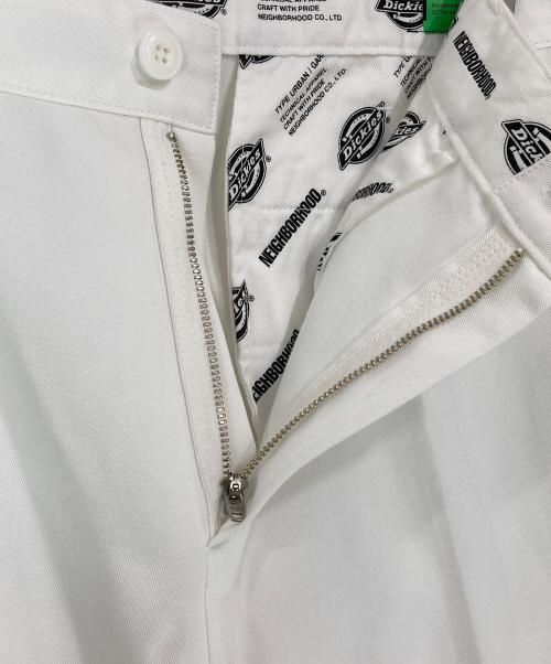 Dickies（ディッキーズ）Dickies (ディッキーズ) NEIGHBORHOOD (ネイバーフッド) スリムワークパンツ ホワイト サイズ:XLの古着・服飾アイテム