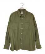 RHC Ron Hermanアールエイチシー ロンハーマン）の古着「ネルシャツ」｜カーキ