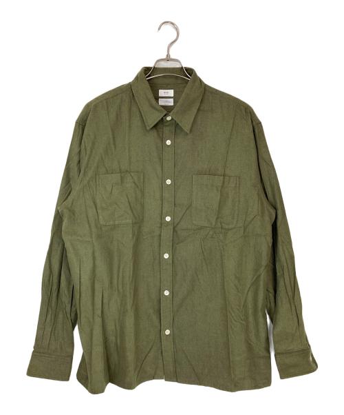 RHC Ron Herman（アールエイチシー ロンハーマン）RHC Ron Herman (アールエイチシー ロンハーマン) ネルシャツ カーキ サイズ:Lの古着・服飾アイテム