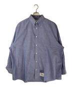 WTAPSダブルタップス）の古着「23SS BD/LS/CTPL.OXFORD.COOLMAX」｜ブルー