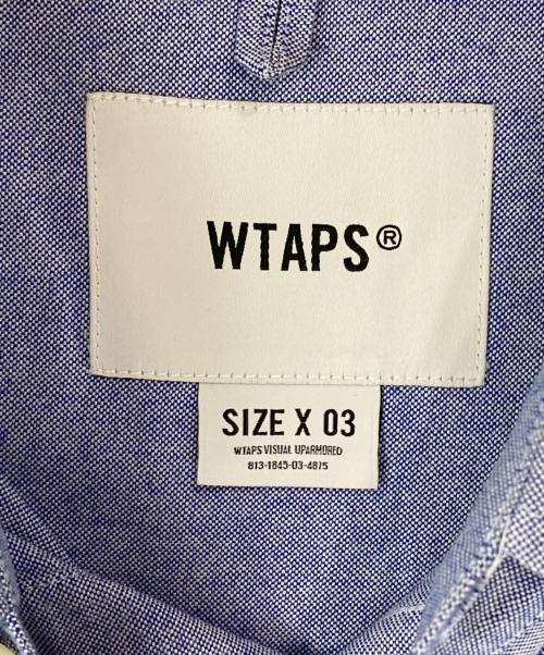 WTAPS（ダブルタップス）WTAPS (ダブルタップス) 23SS BD/LS/CTPL.OXFORD.COOLMAX ブルー サイズ:03の古着・服飾アイテム