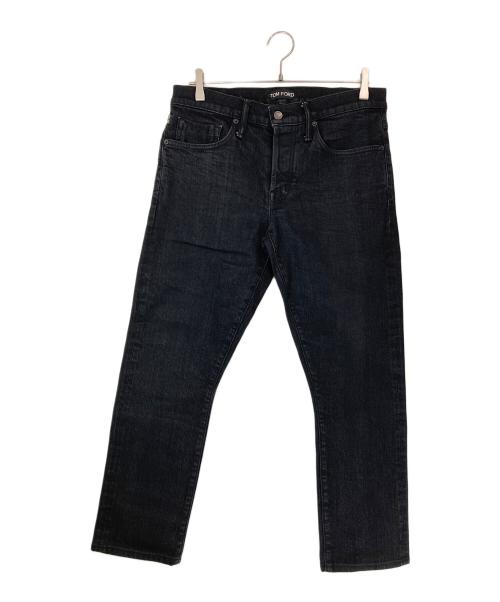 TOM FORD（トムフォード）TOM FORD (トムフォード) スリムフィットデニムパンツ ブラック サイズ:SIZE 33の古着・服飾アイテム