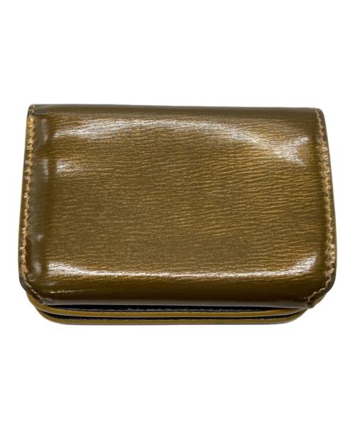 BALENCIAGA（バレンシアガ）BALENCIAGA (バレンシアガ) BBロゴ ミニ ウォレット ゴールドの古着・服飾アイテム