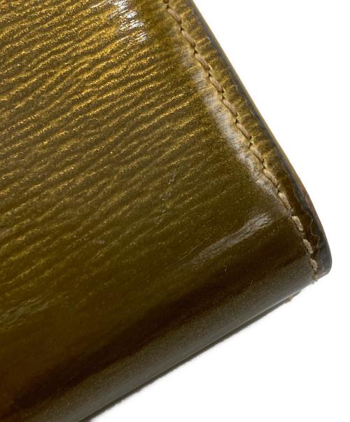 BALENCIAGA（バレンシアガ）BALENCIAGA (バレンシアガ) BBロゴ ミニ ウォレット ゴールドの古着・服飾アイテム