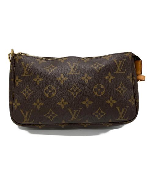LOUIS VUITTON（ルイ ヴィトン）LOUIS VUITTON (ルイ ヴィトン) ショルダーポーチ ブラウンの古着・服飾アイテム