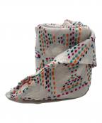 VISVIMビズビム）の古着「刺し子スカーフ」｜ホワイト