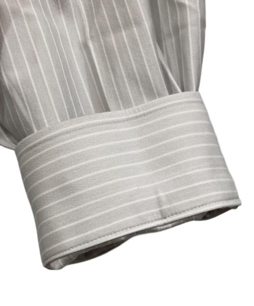KANEMASA PHIL.（カネマサフィル）KANEMASA PHIL. (カネマサフィル) 23SS LONDON STRIPE DRESS JERSEY SHIRT グレー サイズ:3の古着・服飾アイテム