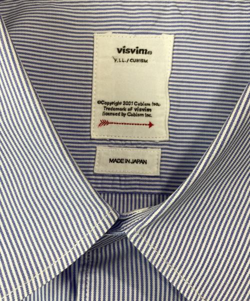 VISVIM（ビズビム）VISVIM (ビズビム) 19SS HEMI SHIRT L/S ブルー サイズ:4の古着・服飾アイテム