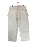 Dickies×Henry’s PIZZAディッキーズ×ヘンリーピザ）の古着「Double Knee Painter Pants」｜ホワイト