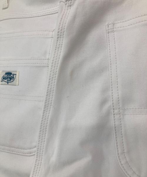 Dickies（ディッキーズ）Dickies (ディッキーズ) Henry’s PIZZA (ヘンリーピザ) Double Knee Painter Pants ホワイト サイズ:36の古着・服飾アイテム