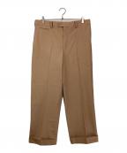 The Stylist Japan×AMERICAN WANNABEザスタイリストジャパン×アメリカンワナビー）の古着「HOPSACK PANTS」｜ベージュ