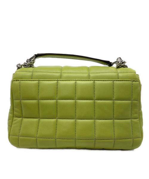 MICHAEL KORS（マイケル・コース）MICHAEL KORS (マイケル・コース) チェーンショルダーバッグ グリーンの古着・服飾アイテム