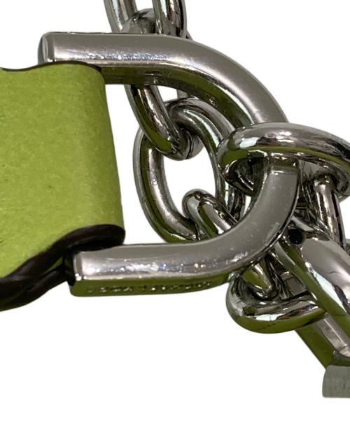 MICHAEL KORS（マイケル・コース）MICHAEL KORS (マイケル・コース) チェーンショルダーバッグ グリーンの古着・服飾アイテム